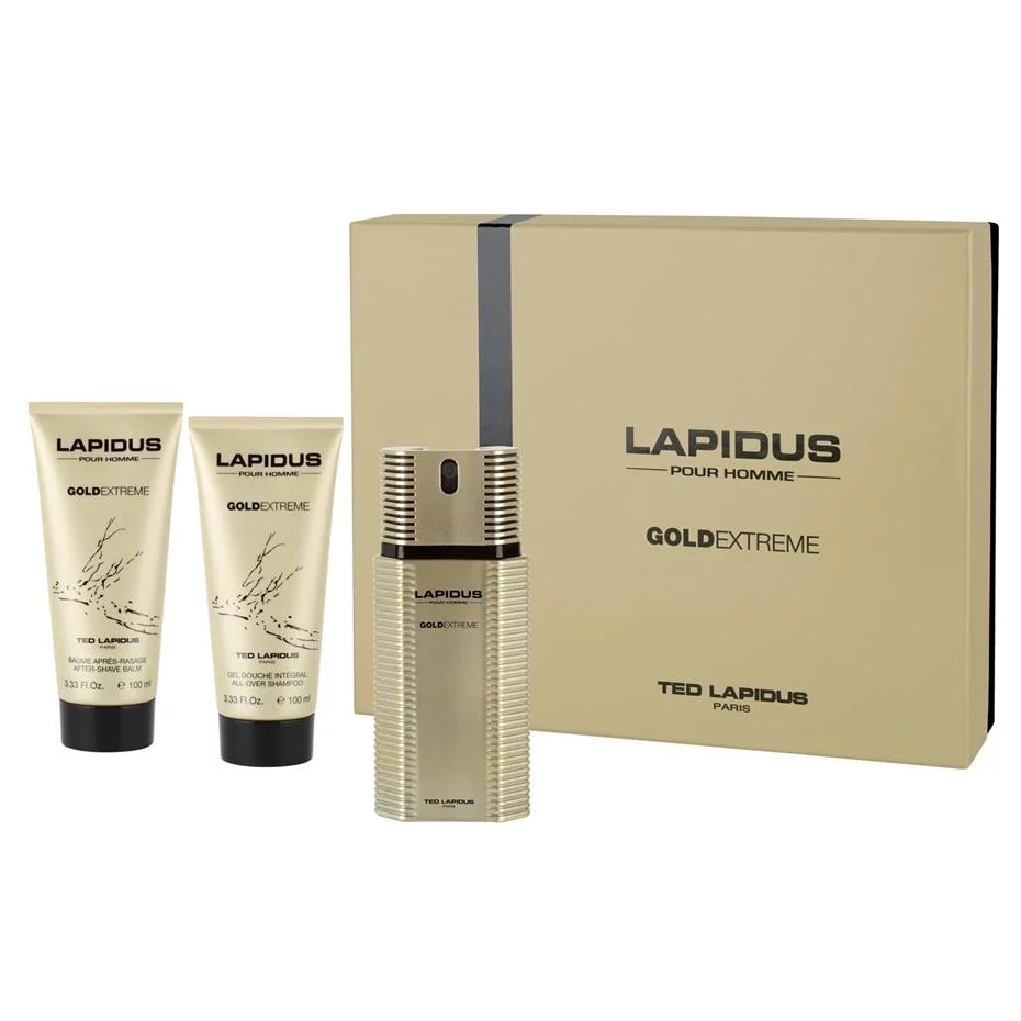 Coffret Lapidus Homme Gold Extreme Eau de Toilette 